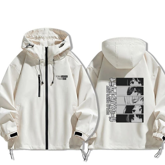 ファッション カジュアル 撥水加工 全3色　男女兼用  マウンテンパーカー E-12365