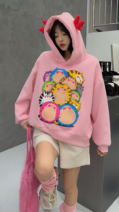 キュート  柔らかくて優しい印象  カジュアル   3色 スウェット  E-12204