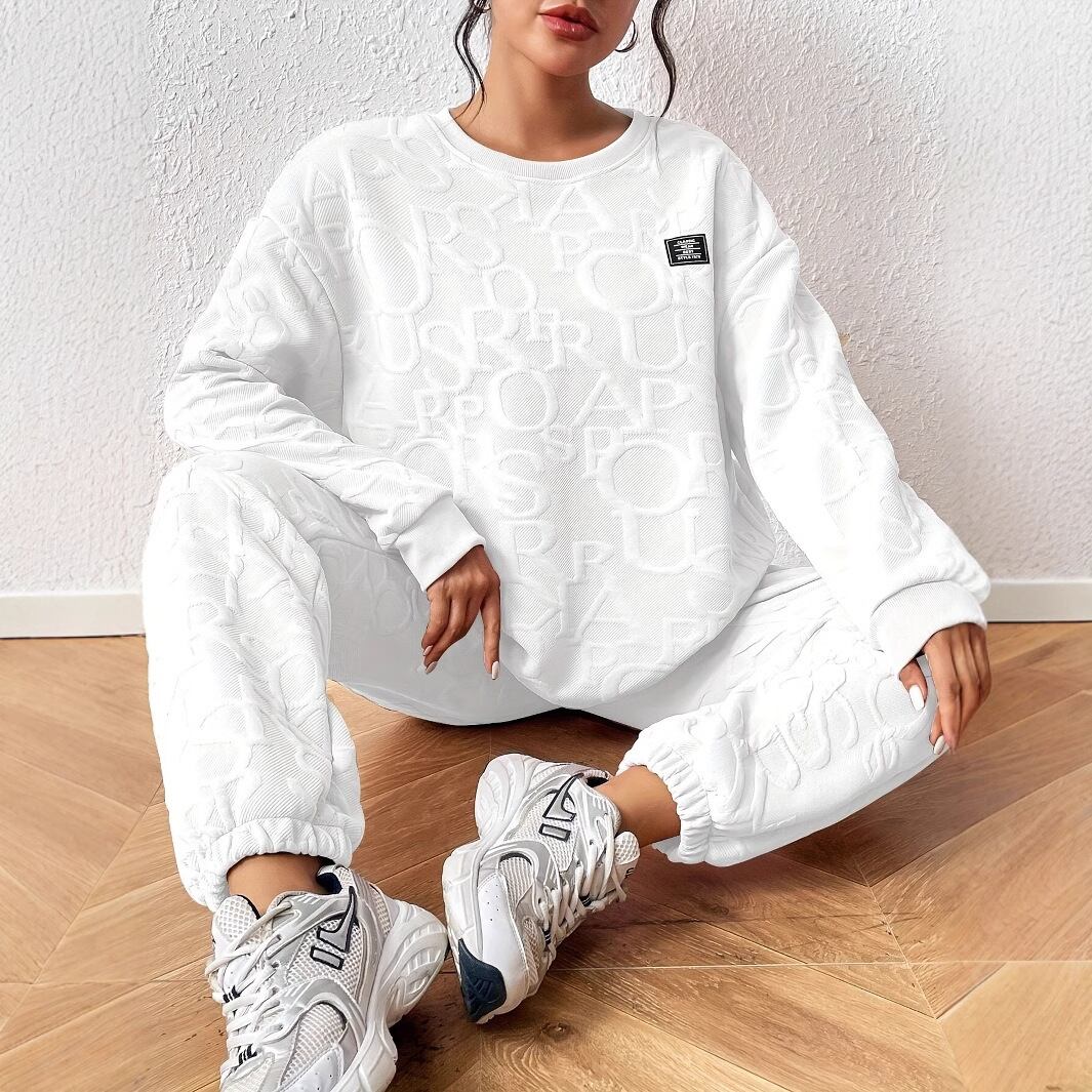 着回し力抜群 おしゃれ度高め デザイン性抜群 着心地良い 4色選択 トップス+パンツセット E-10483