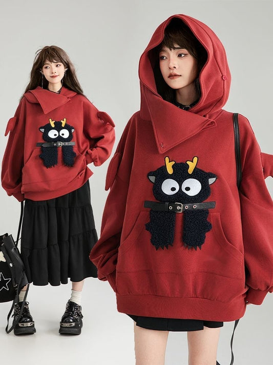 話題沸騰中 個性的なデザイン ファッション感満々 カジュアル パーカーE-9422