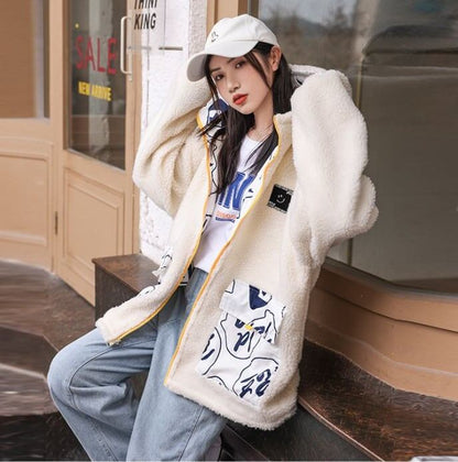 【リバーシブル】大好評 ラムスキン ファッション コートE-5625