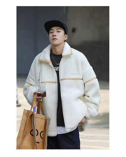 絶対欲しい 高級感 おすすめ 今季マストバイ 全2色 ボアジャケット男女兼用E-12537