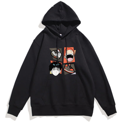 主役級の存在感！スタイルアップ効果抜群 カジュアル プリント 2色  パーカー -A1444