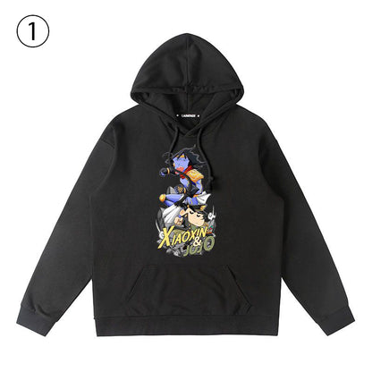 絶対流行 流行新作 目を奪われる  カジュアル プリント 3色 2種選択可 パーカー -A1488