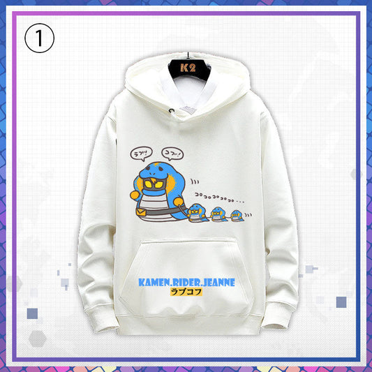 売り切れ必至 大人可愛い 肌触り抜群 カジュアル プリント パーカー 6色 3種選択可-A1536
