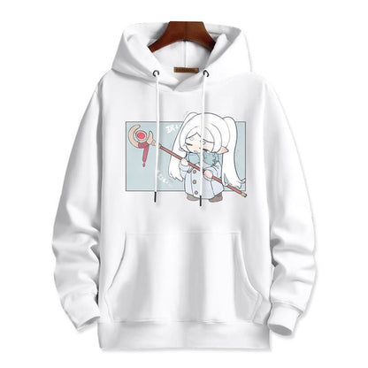 葬送のフリーレン キャラクター 美人度アップ スウィート 売り切れ必至  憧れ  パーカー-A2009