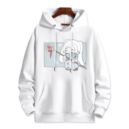 葬送のフリーレン キャラクター 美人度アップ スウィート 売り切れ必至  憧れ  パーカー-A2009