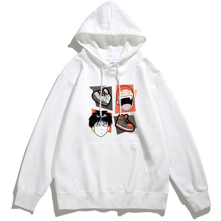 主役級の存在感！スタイルアップ効果抜群 カジュアル プリント 2色  パーカー -A1444