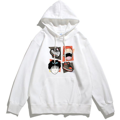 主役級の存在感！スタイルアップ効果抜群 カジュアル プリント 2色  パーカー -A1444