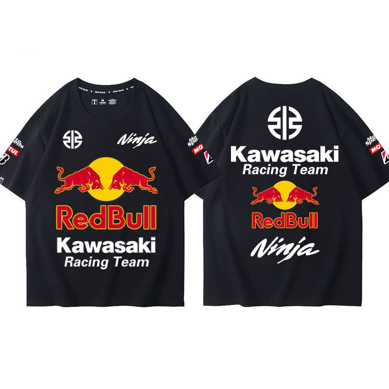 新作 上品 9色選べる レーシングスーツTシャツ半袖  A705