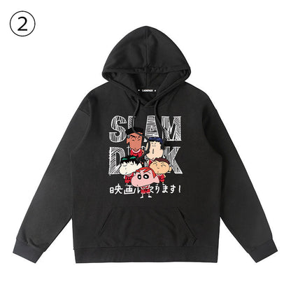 存在感抜群 トレンドアイテム  個性的なデザイン カジュアル プリント 3色 2種選択可 パーカー -A1487