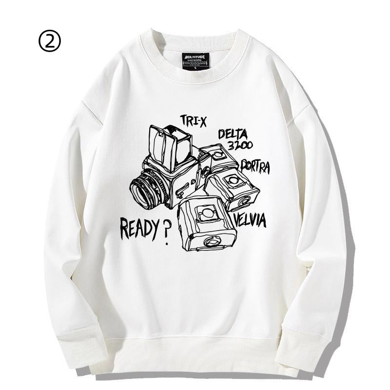 【裹起毛】合わせやすい 売れ切れ必至　カジュアル  スウェット-A2068