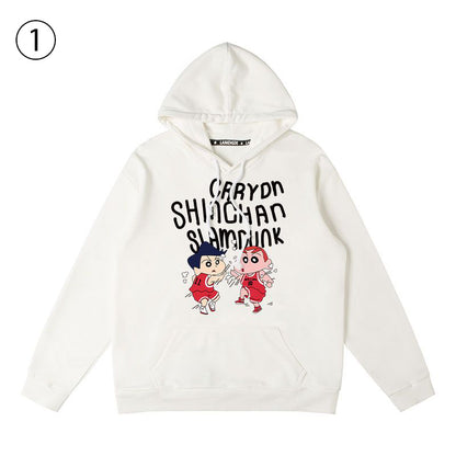 存在感抜群 トレンドアイテム  個性的なデザイン カジュアル プリント 3色 2種選択可 パーカー -A1487