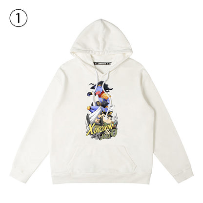 絶対流行 流行新作 目を奪われる  カジュアル プリント 3色 2種選択可 パーカー -A1488