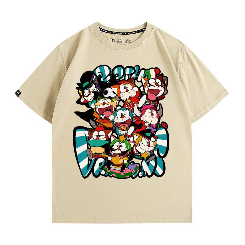 絶対欲しい  軽くて涼しくて可愛い！ 肌触り抜群 カジュアル プリント 全8色 半袖 Tシャツ -A1505