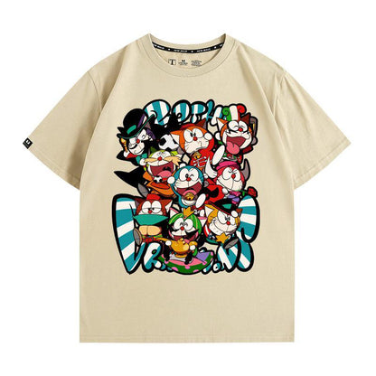 絶対欲しい  軽くて涼しくて可愛い！ 肌触り抜群 カジュアル プリント 全8色 半袖 Tシャツ -A1505