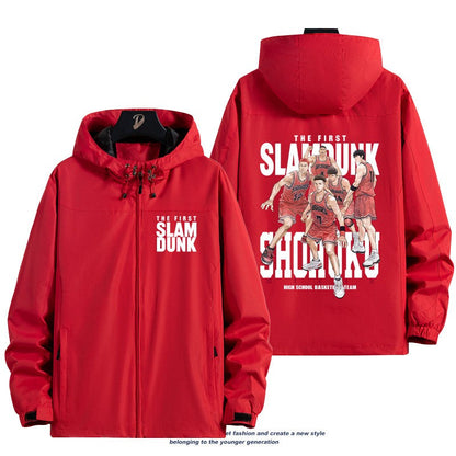 【人気ランキングNO.5】高級感撥水加工 全5色マウンテンパーカー-A1543