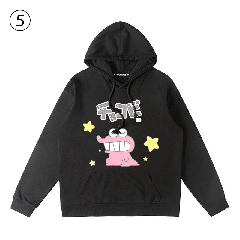 快適トップス デザイン性抜群  カジュアル プリント 3色 5種選択可 パーカー -A1486