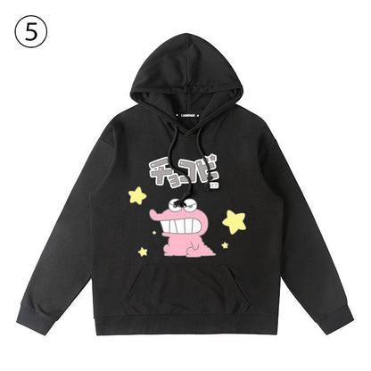 快適トップス デザイン性抜群  カジュアル プリント 3色 5種選択可 パーカー -A1486