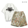 話題沸騰中 カジュアル 16種類選択可 半袖Ｔシャツⅹパンツセット-A829