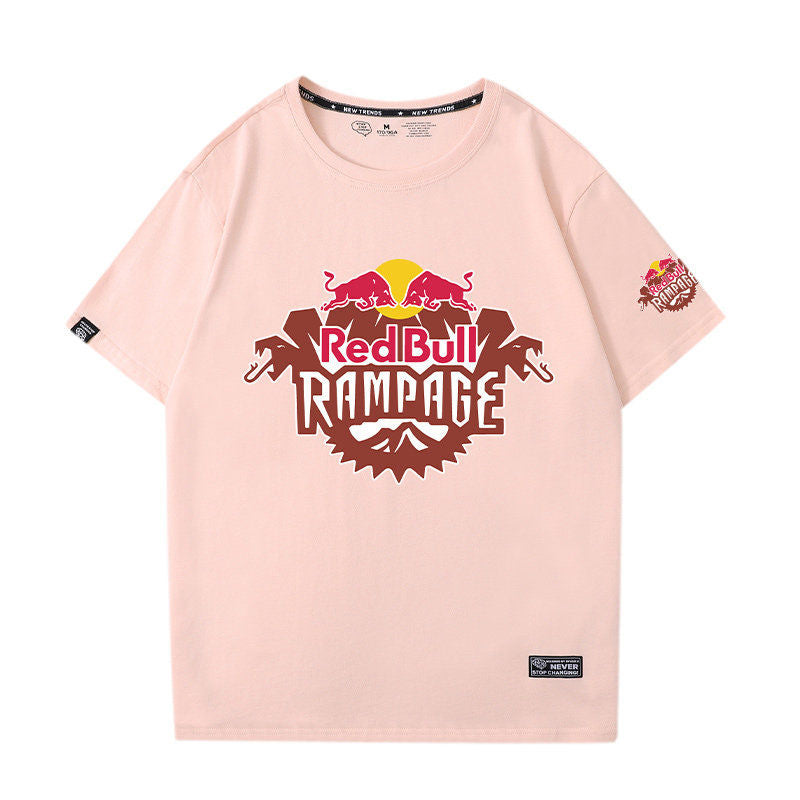 超人気 カジュアル シンプル プリント 半袖Tシャツ 全3色-A806