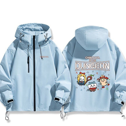 安定感抜群 撥水加工 全3色マウンテンパーカー -A1784