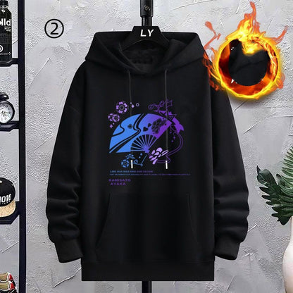 【裹起毛】好感度UP 今季マストバイ 美人度アップ パーカー-A1969