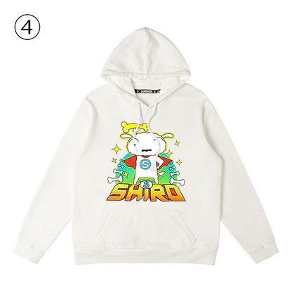 快適トップス デザイン性抜群  カジュアル プリント 3色 5種選択可 パーカー -A1486