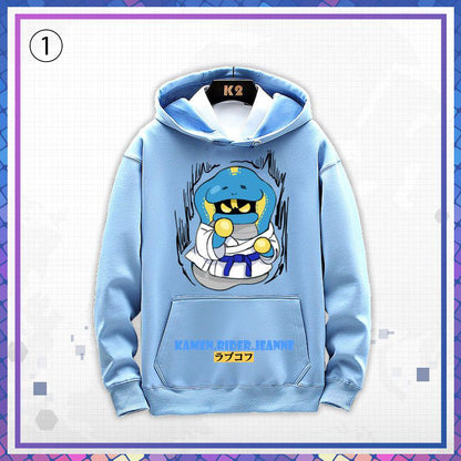 超人気 シンプルだけど一癖あるコーデ カジュアル プリント パーカー 6色 2種選択可-A1537