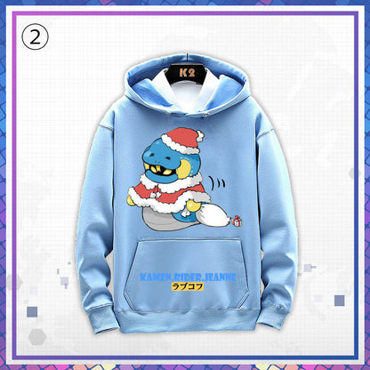 超人気 シンプルだけど一癖あるコーデ カジュアル プリント パーカー 6色 2種選択可-A1537