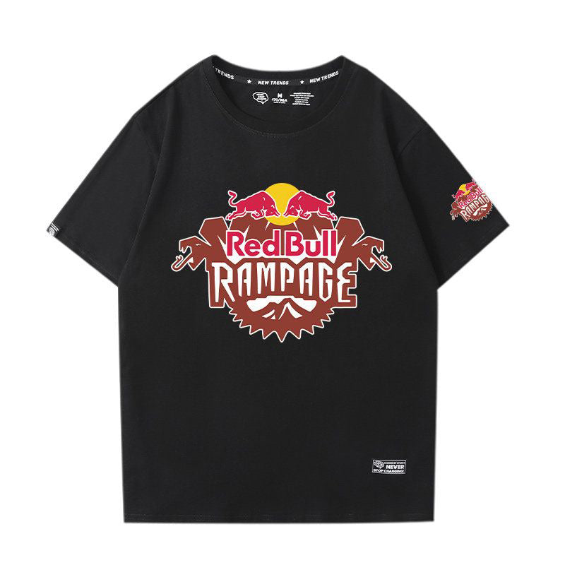 超人気 カジュアル シンプル プリント 半袖Tシャツ 全3色-A806