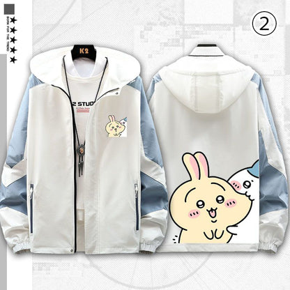 人気上昇中 売り切れ必至  大人可愛い カジュアル プリント 2色 2種選択可 カップルパーカー -A1469