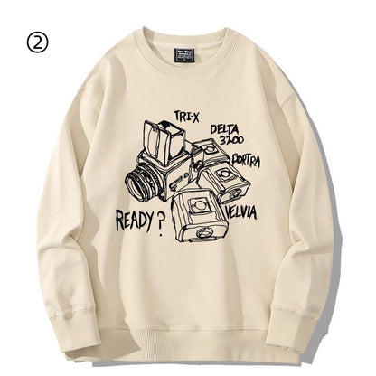 【裹起毛】合わせやすい 売れ切れ必至　カジュアル  スウェット-A2068