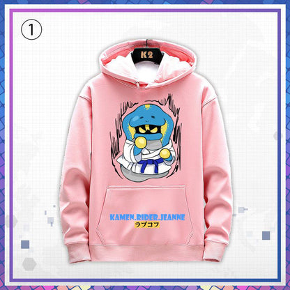 超人気 シンプルだけど一癖あるコーデ カジュアル プリント パーカー 6色 2種選択可-A1537