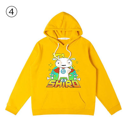 快適トップス デザイン性抜群  カジュアル プリント 3色 5種選択可 パーカー -A1486