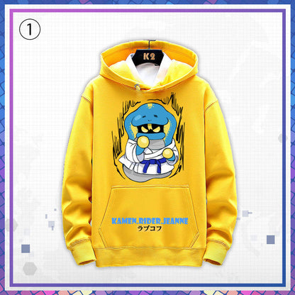 超人気 シンプルだけど一癖あるコーデ カジュアル プリント パーカー 6色 2種選択可-A1537