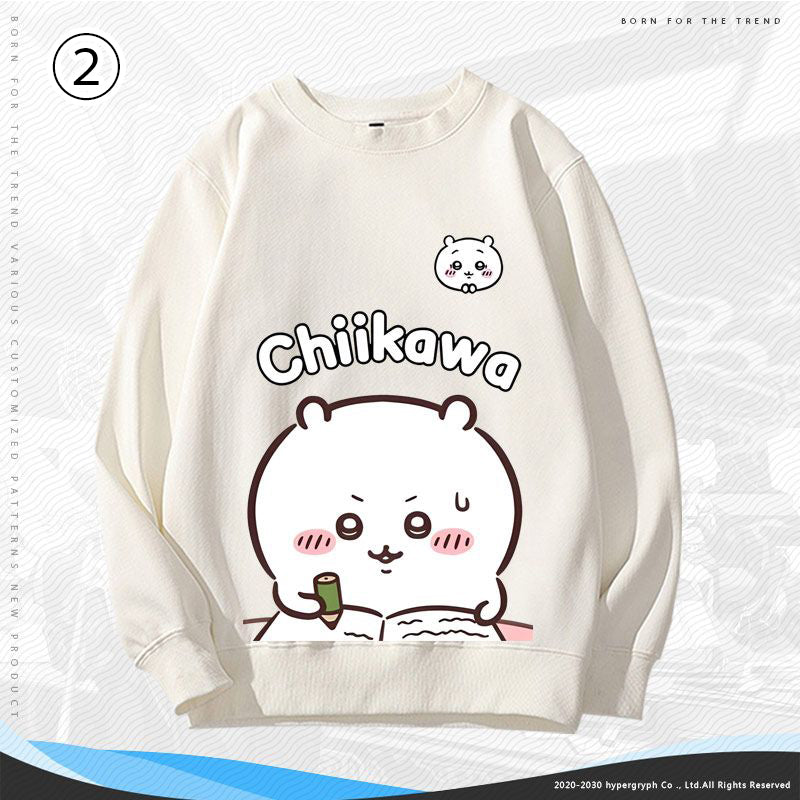 活躍する優秀アイテム  大人可愛い カジュアル プリント 2色 3種選択可 パーカー -A1468