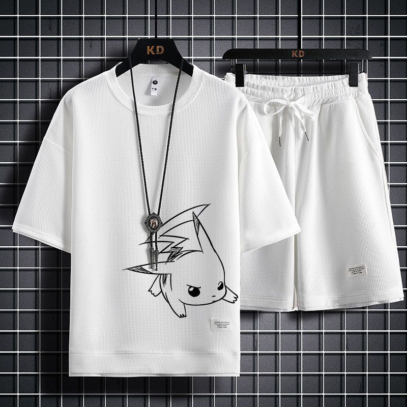 男女兼用 大人気アイテム Tシャツ & ショーツ セットアップ E-13246