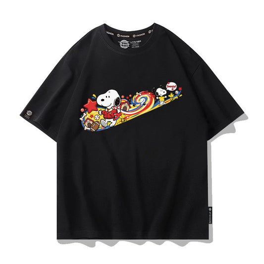 大流行新作 男女兼用 カジュアル プリント Tシャツ F-13468