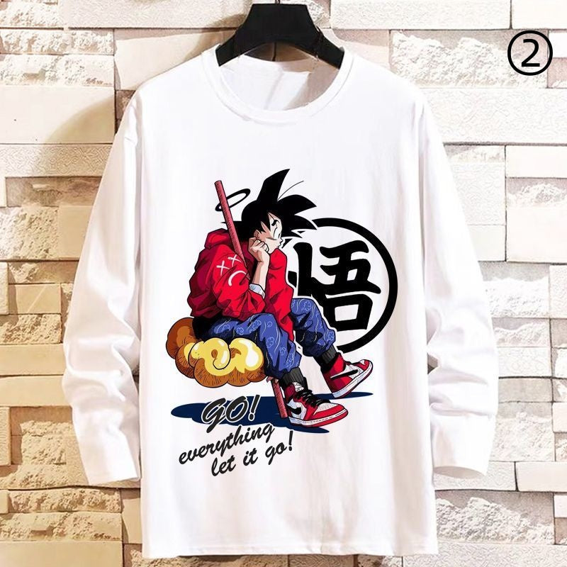 今季マストバイ ストリート系 カジュアル プリント ロンT 長袖 Tシャツ E-13017