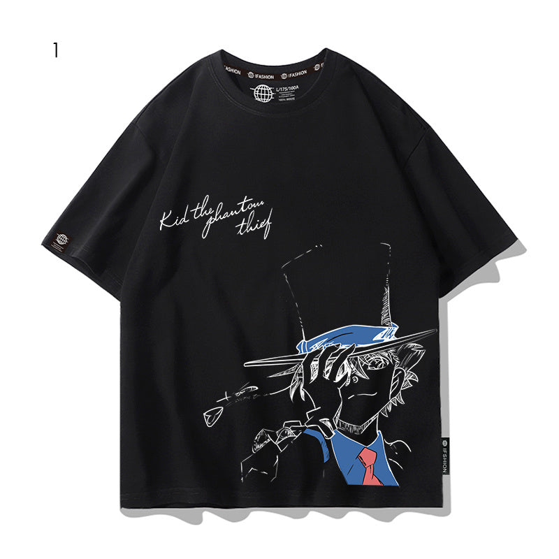 大注目 着瘦せ 大活躍 プリントロゴ 4色選択 Tシャツ E-13005