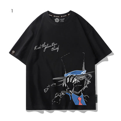 大注目 着瘦せ 大活躍 プリントロゴ 4色選択 Tシャツ E-13005