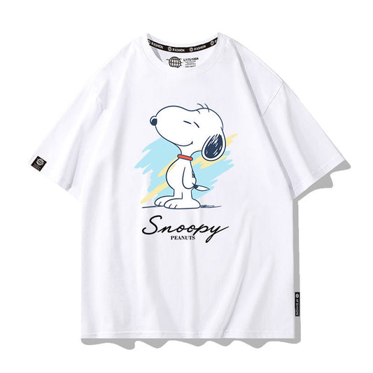 人気上昇中 男女兼用 カジュアル プリント Tシャツ F-13470