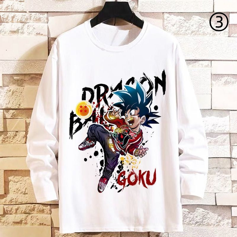 今季マストバイ ストリート系 カジュアル プリント ロンT 長袖 Tシャツ E-13017