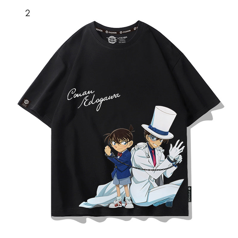 大注目 着瘦せ 大活躍 プリントロゴ 4色選択 Tシャツ E-13005