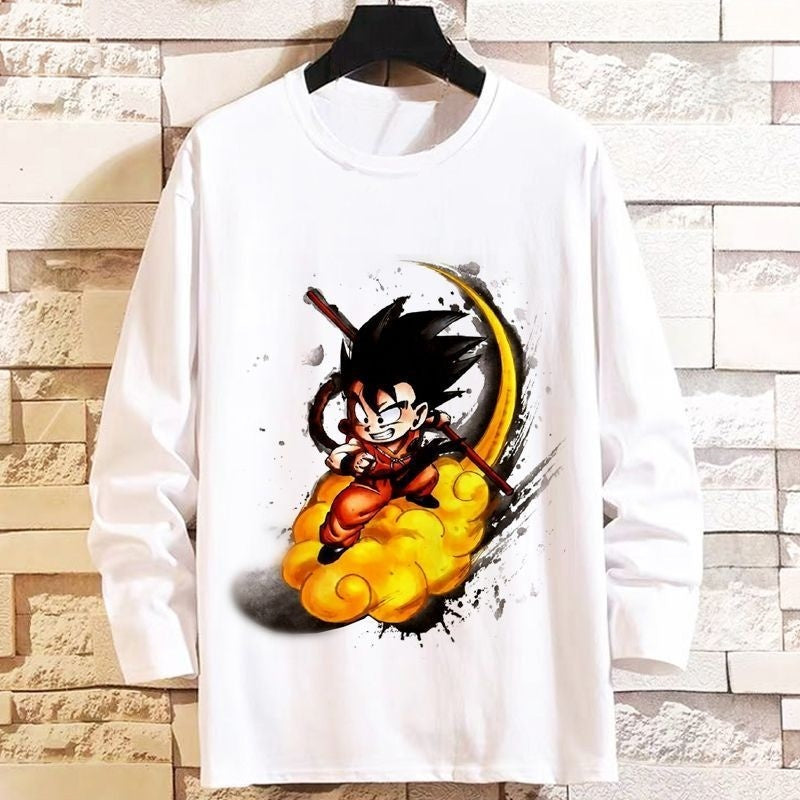 今季マストバイ ストリート系 カジュアル プリント ロンT 長袖 Tシャツ E-13017