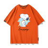 人気上昇中 男女兼用 カジュアル プリント Tシャツ F-13470