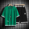 男女兼用 上質 カジュアル Tシャツ & ショーツ セットアップ E-80003