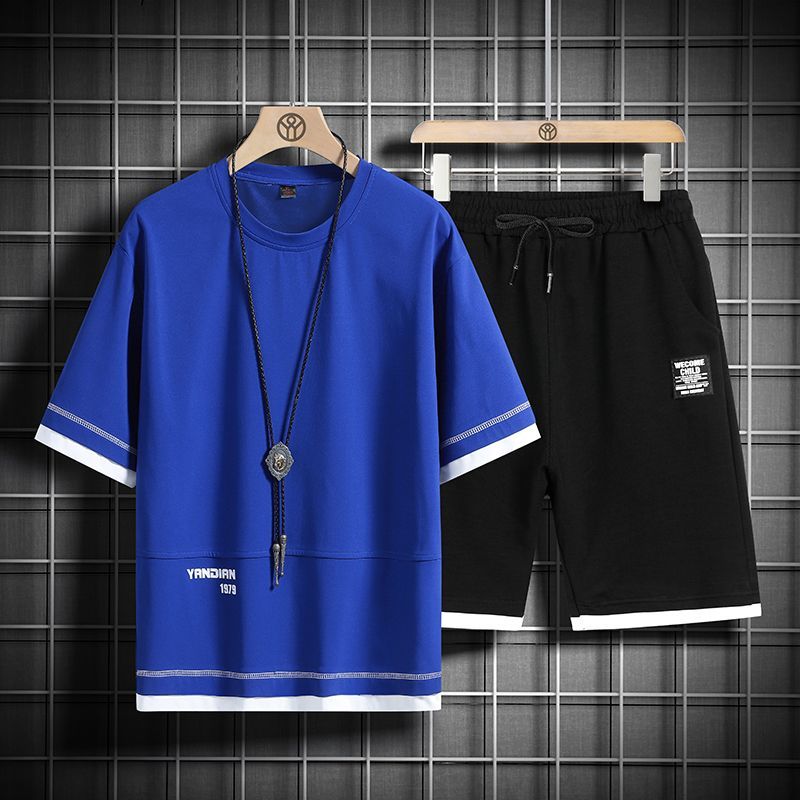 男女兼用 上質 カジュアル Tシャツ & ショーツ セットアップ E-80003