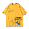 大注目 着瘦せ 大活躍 プリントロゴ 4色選択 Tシャツ E-13005